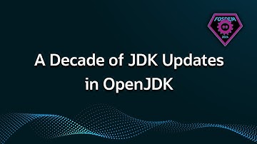 A Decade of JDK Updates in OpenJDK