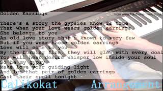 Golden Earrings - Victor Young - Piano