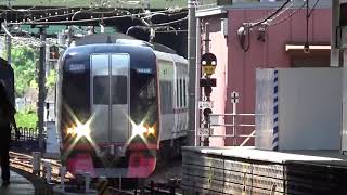 [MH]名鉄2200系2212F特急中部国際空港行き 金山駅入線ミュージックホーンフル