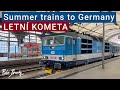 TRIP REPORT | Summer train to Germany | LETNÍ KOMETA | Ústí nad Labem to Dresden | (Summer Comet)