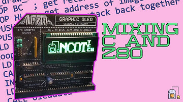 Quazar Graphic OLED - Retro Programming in C and Z80 Assembly on the RC2014