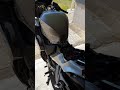 2017 Honda VFR800F OEM air filter replaced with a K&N.