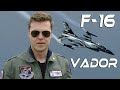 F16 Dark Falcon  F-16 Belgian Solo Display " Vador "  Aggressive and Fast !!! 4K UHD