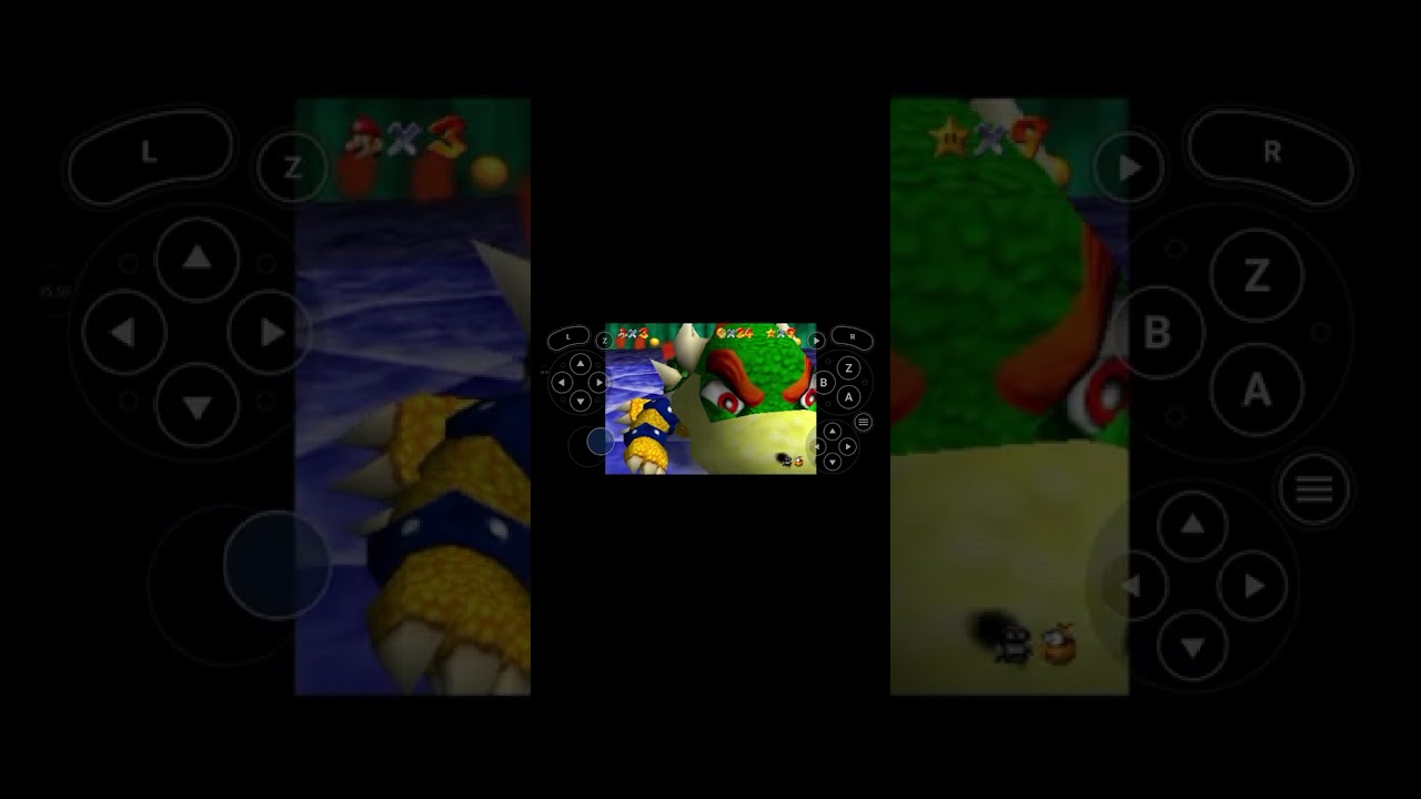 Vensiendo a boyser de super mario 64