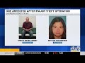 One arrested, one on the run after major theft operation