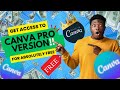 How to Get Canva Pro for FREE!! 2024 | Canva Pro free team link