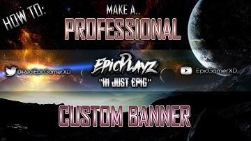 HOW TO: Make A Professional YouTube Banner [FOR FREE] [PAINT.NET]