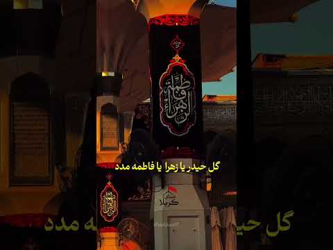 نوحه جدید گل حیدر یا زهرا یا فاطمه مدد خونه بی سر و سامونه مادر ای مادر نوحه مداحی