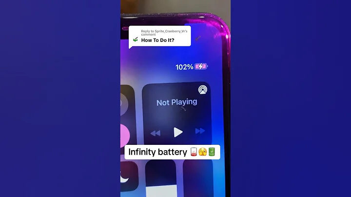 Infinite Battery  iPhone 😳 #appleiphone #tipsandtricks #iphone #batterypercentage #shortsviral