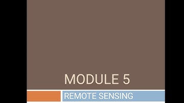geomatics module 5 introduction