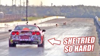The Auction Corvette Attempts a 10 SECOND PASS! (Boosted Junkyard Engine)