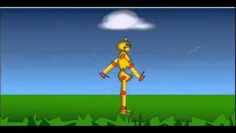 Synfig Inkscape robot dream 1