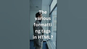 The various formatting tags in HTML. #html #coding #tags #css #html5 #shorts #programming