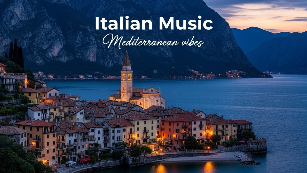 Peaceful Nights in Italy 🎶 Relaxing Instrumental Music with Ocean Views | 4K