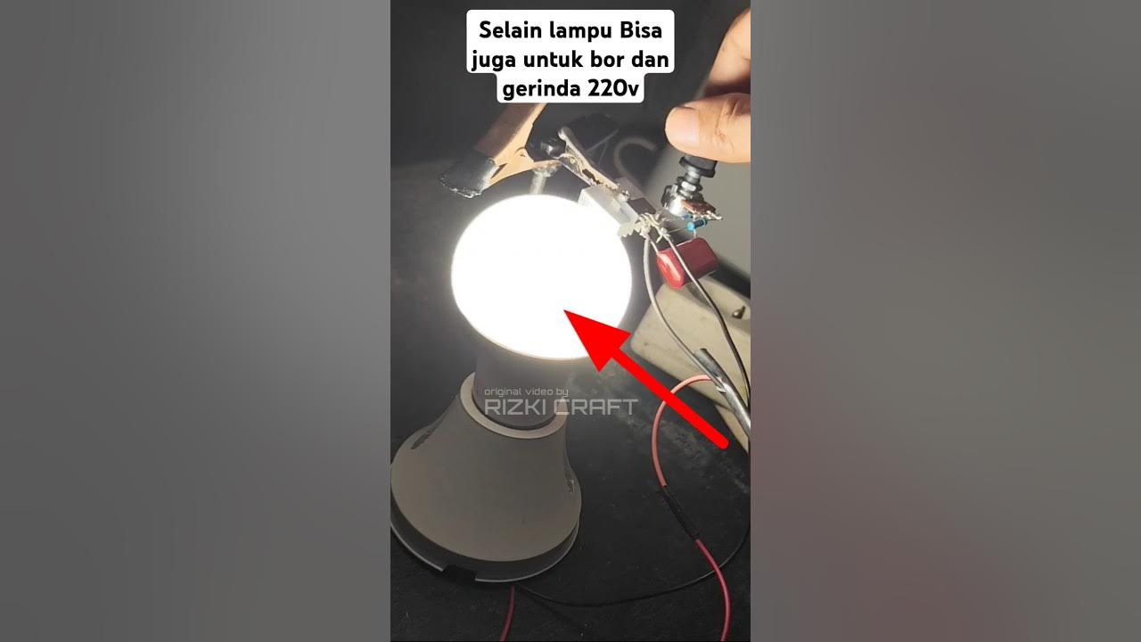 make a dimmer to regulate the brightness and dimness of 220V lights 