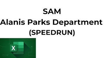 Alanis Parks Department | New Perspectives Excel 2019 | Module 4 SAM Project 1a (Speedrun)