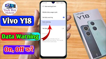 how to off data warning in vivo y18, vivo y18 data warning problem