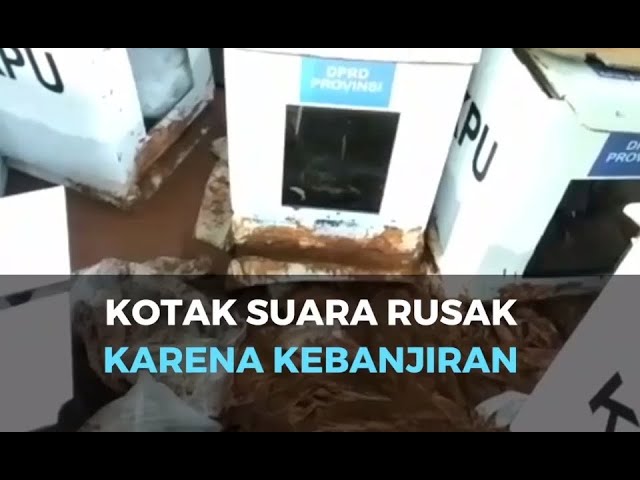 Ratusan Kotak Suara di Bogor Rusak Diterjang Banjir class=