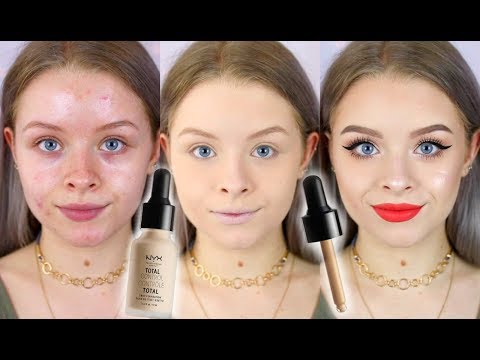 Video: Pregled NYX Total Control Drop Foundation