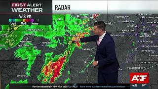 Scattered storm chances continue across Georgia