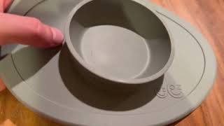 ezpz Tiny Bowl, Silicone Suction Placemat + Bowl for Infants   6 months Review