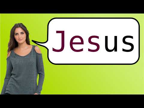 Como dizer 'Jesus