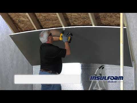 How To Install Rigid Foam Insulation On Interior Ceiling
