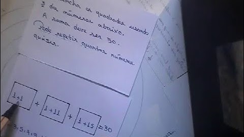 Usando 3 números ímpares com resultado 30.