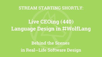 Live CEOing Ep 440: Language Design in Wolfram Language [Confirm, LocalObject, Module & More]