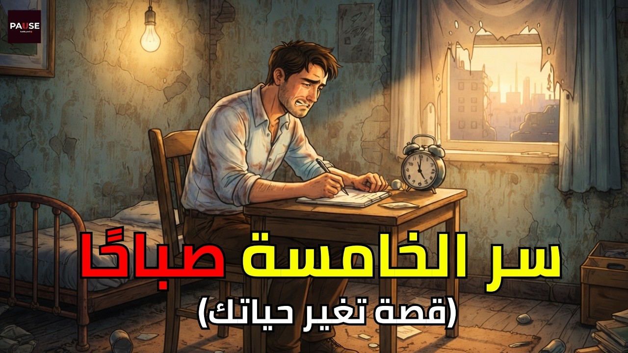 سر الخامسة صباحًا: العادة التي حولت رجلاً فقيرًا إلى قصة نجاح 🔥