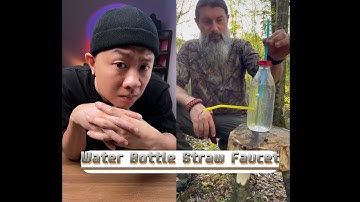 Full Water Bottle Straw Faucet #dthacks92 #hack #lifehacks #tips #tipsandtricks