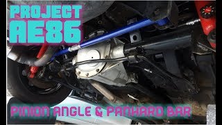 Ep52 PROJECT AE86 measuring pinion angle and Megan adjustable panhard bar