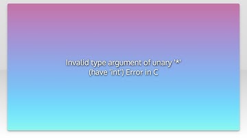 Invalid type argument of unary 