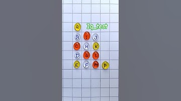 Drawing a Checkered Path With letters A to p | #drawing #line #maths #quiz #shorts