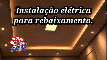 O que vem primeiro gesso ou elétrica?