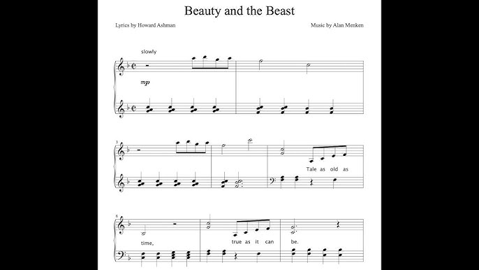 Tale As Old As Time - Beauty and the Beast Piano accompaniment (score & lyrics) piano track, karaoke - YouTube tale-as-old-as-time-beauty-and-the-beast-piano-accompaniment-score-lyrics-piano-track-karaoke-youtube