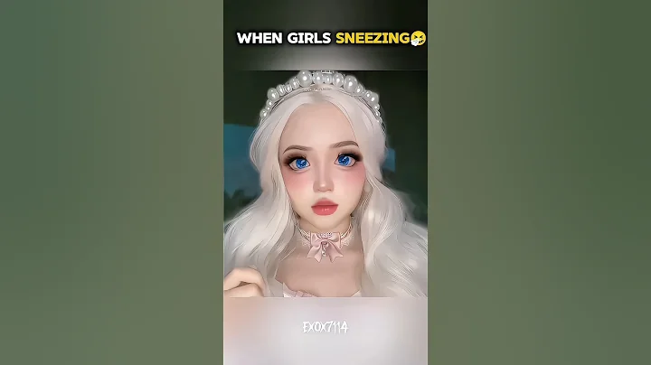 When Girls Sneezing🤧Vs Boy Sneezing💀 #trollface #edit #shorts