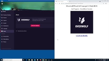 CVE-2021-33501 - Overwolf 1-Click Remote Code Execution