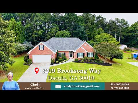 3209 Brooksong Way, Dacula, GA home video tour