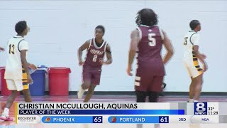 AQ's McCullough is Player of the Week