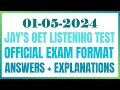 Oet listening test 01052024 oet oetexam oetnursing oetlisteningtest