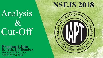 NSEJS 2019 Strategy | Cut-Off | Analysis for 2018 | IAPT