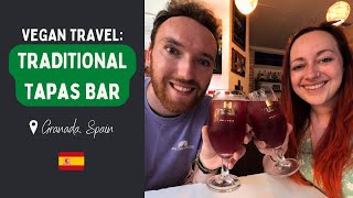 How You Can Get FREE TAPAS at an Authentic Vegan Bar in Granada, Spain! 🇪🇸
