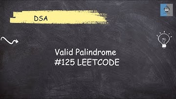 Valid Palindrome | Leetcode 125  | Java | STRING | DSA