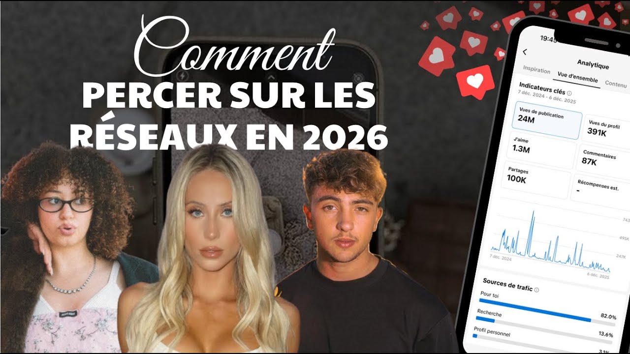 PERCER SUR LES RÉSEAUX en 2026 📱 Toutes les tendances réseaux sociaux 2026