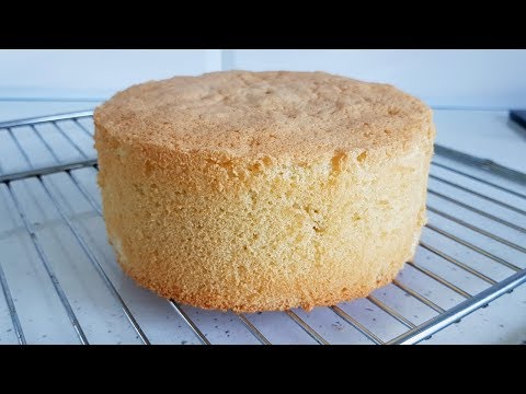 sponge-cake-/-biscuit---3-ingredients.-how-to-make-a-sponge-cake