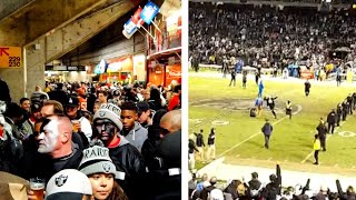 Raiders last home game in oakland ...