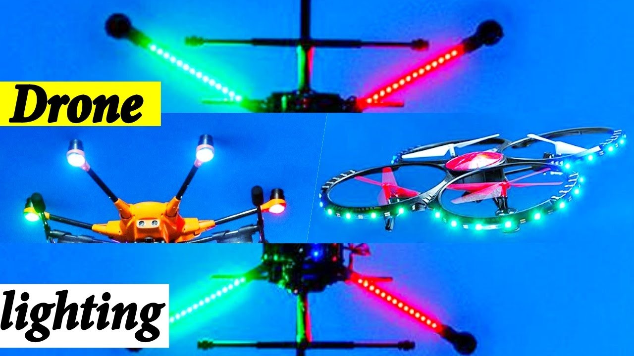 Lighting on your Drone Drone Light Make Led Light in Drone drone led setup SWORK SW