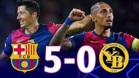 HIGHLIGHTS | FC BARCELONA 5 - 0 YOUNG BOYS | UEFA CHAMPIONS LEAGUE 2024/25