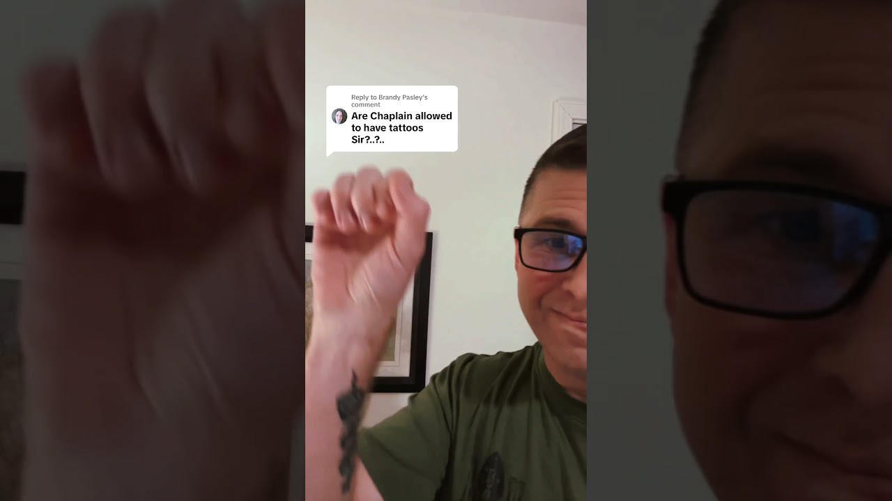 Can Christian Chaplains have tattoos? 